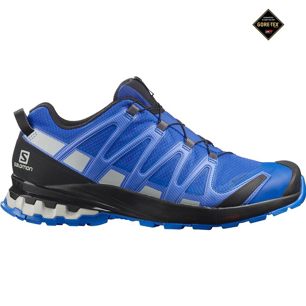 Zapatillas Trail Running Salomon Hombre Azul Marino - Salomon Argentina XA PRO 3D V8 GORE-TEX,502819